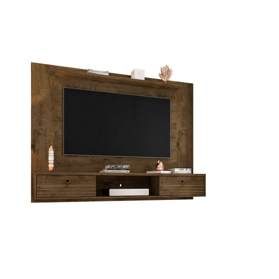 Liberty 70.86 Floating Entertainment Center in Rustic Brown