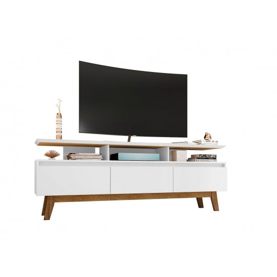 Yonkers 70.86 TV Stand in White