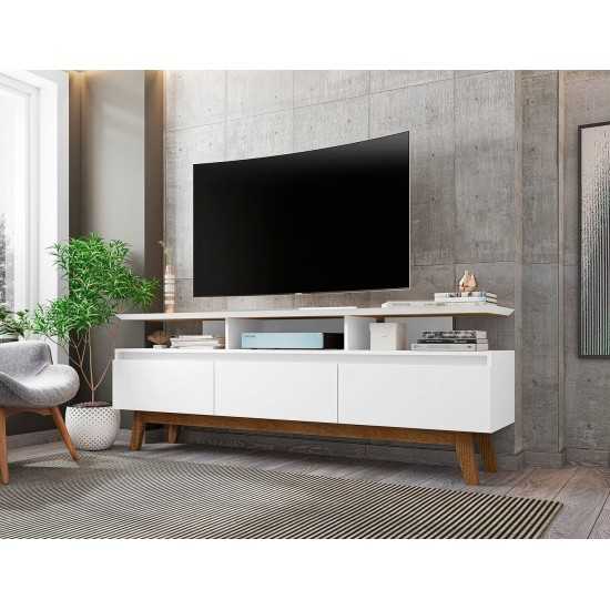 Yonkers 70.86 TV Stand in White