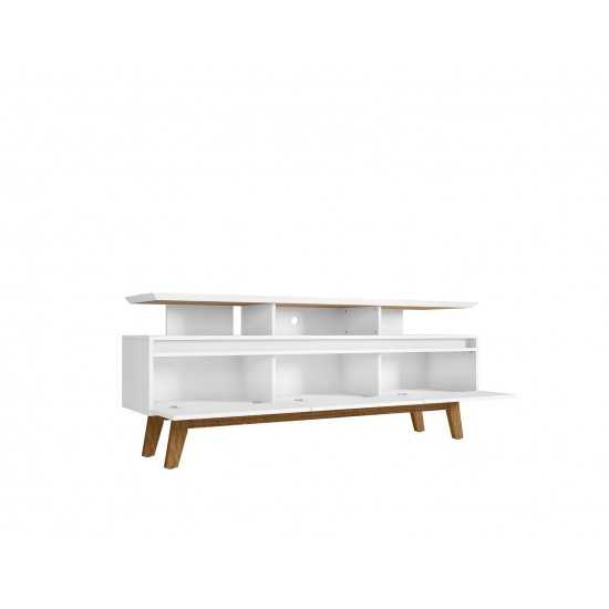 Yonkers 70.86 TV Stand in White