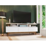 Yonkers 70.86 TV Stand in White
