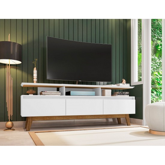 Yonkers 70.86 TV Stand in White