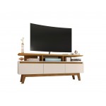 Yonkers 62.99 TV Stand in Off White and Cinnamon