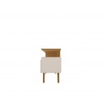 Yonkers 62.99 TV Stand in Off White and Cinnamon