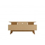 Yonkers 62.99 TV Stand in Black and Cinnamon