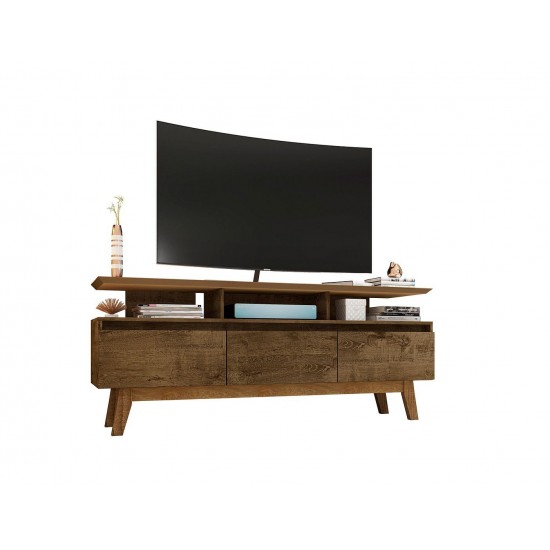 Yonkers 62.99 TV Stand in Rustic Brown