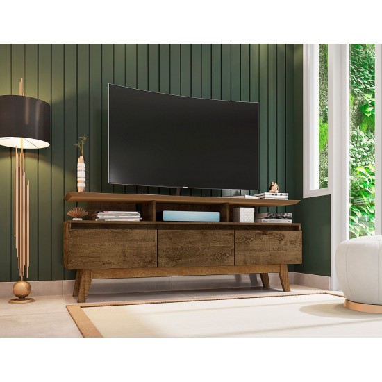 Yonkers 62.99 TV Stand in Rustic Brown
