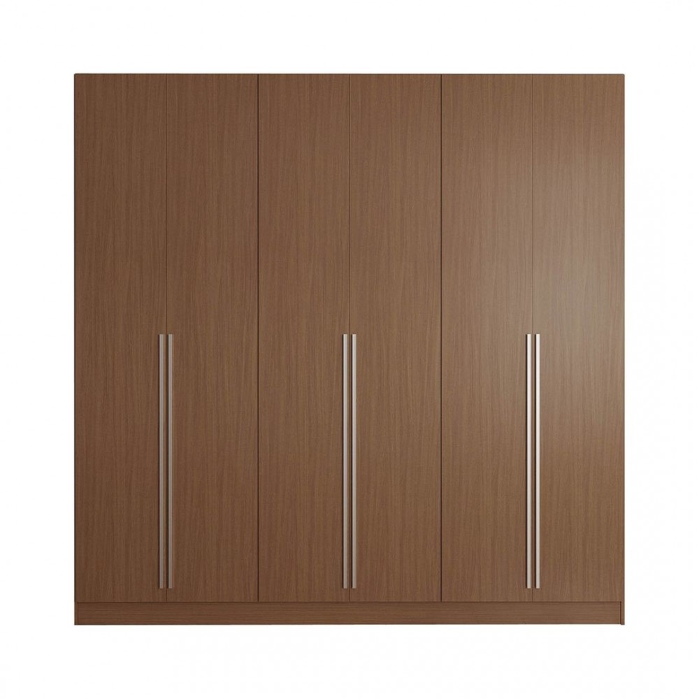 Eldridge Freestanding Wardrobe in Maple Cream Brown Eldridge Freestanding Wardrobe in Maple Cream Brown