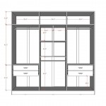 Eldridge Freestanding Wardrobe in Maple Cream Brown