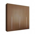 Eldridge Freestanding Wardrobe in Maple Cream Brown