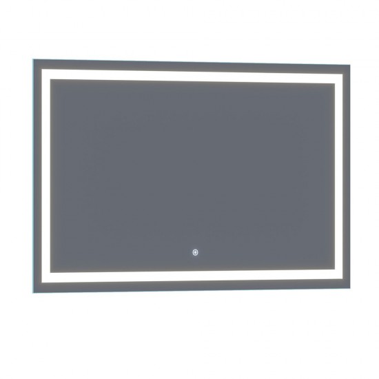 Lumina 60 x 36 LED Lighted Vanity Mirror Built-In Dimmer and Anti-Fog Feature