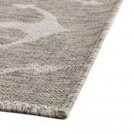 Rug Unique Loom Outdoor Coastal Gray Rectangular 6' 0 x 9' 0