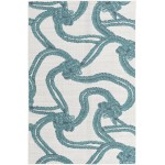 Rug Unique Loom Outdoor Coastal Ivory Rectangular 5' 3 x 8' 0