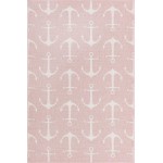 Rug Unique Loom Outdoor Coastal Pink Rectangular 5' 3 x 7' 10