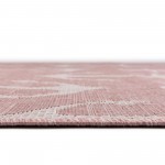 Rug Unique Loom Outdoor Coastal Pink Rectangular 5' 3 x 7' 10