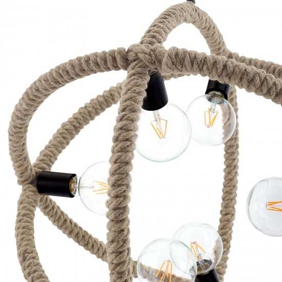 Transpose Rope Pendant Chandelier