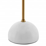 Convey Bronze and White Marble Table Lamp