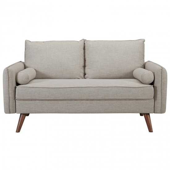 Revive Upholstered Fabric Loveseat