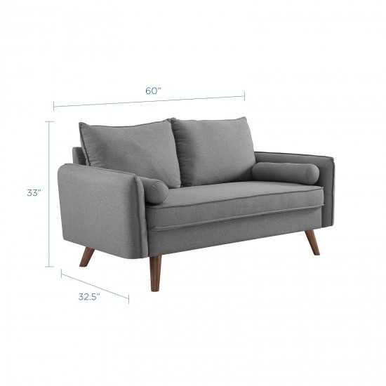 Revive Upholstered Fabric Loveseat