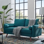 Revive Upholstered Fabric Loveseat