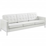 Loft 2 Piece Leather Sofa and Armchair Set
