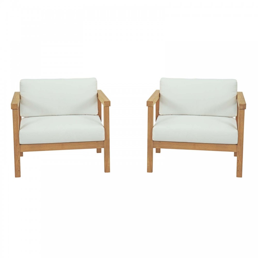 Bayport 2 Piece Outdoor Patio Teak Set Bayport 2 Piece Outdoor Patio Teak Set