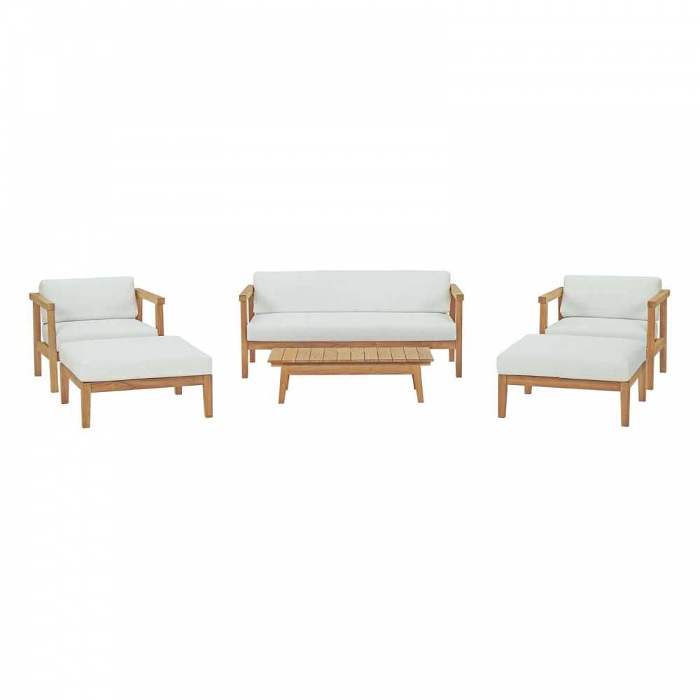 Bayport 6 Piece Outdoor Patio Teak Set