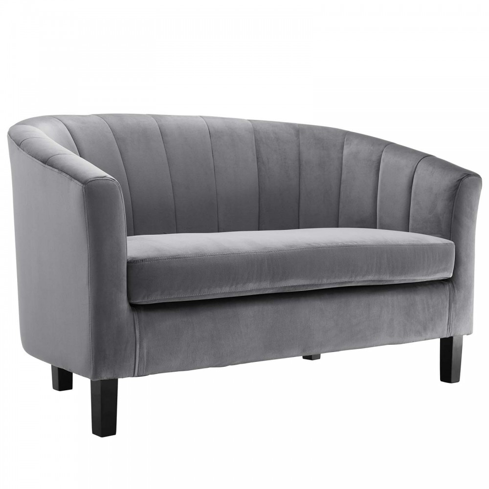 Prospect Channel Tufted Performance Velvet Loveseat Prospect Channel Tufted Performance Velvet Loveseat