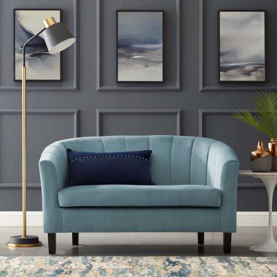 Prospect Channel Tufted Performance Velvet Loveseat