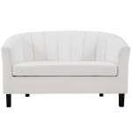 Prospect Channel Tufted Performance Velvet Loveseat