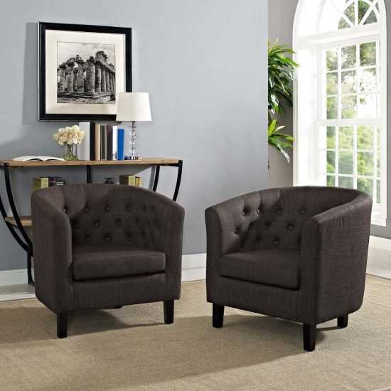 Prospect 2 Piece Upholstered Fabric Armchair Set