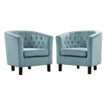 Prospect 2 Piece Performance Velvet Armchair Set