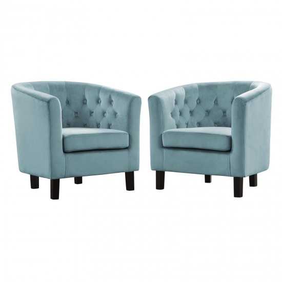 Prospect 2 Piece Performance Velvet Armchair Set