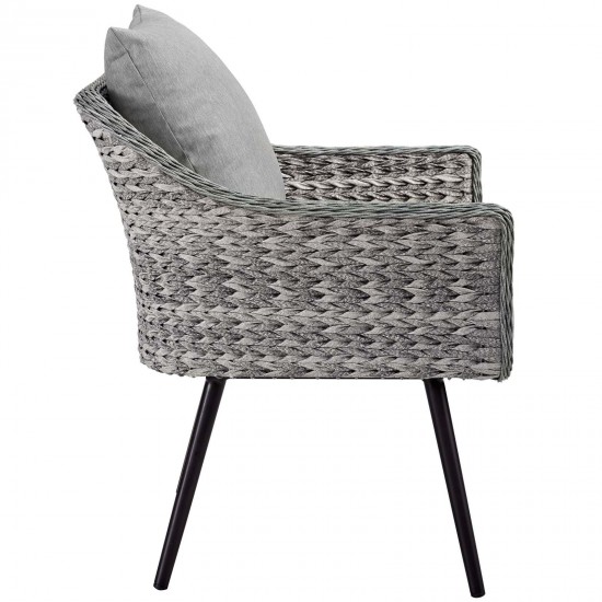 Endeavor Armchair Outdoor Patio Wicker Rattan Set of 2