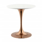 Lippa 28" Round Wood Top Dining Table