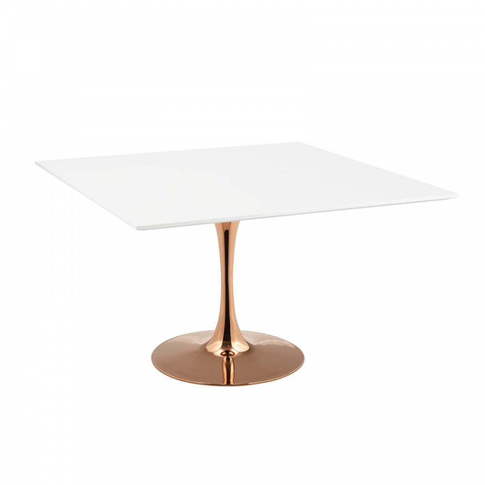 Lippa 47" Square Wood Top Dining Table Lippa 47" Square Wood Top Dining Table