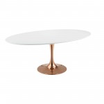 Lippa 78" Oval Wood Dining Table