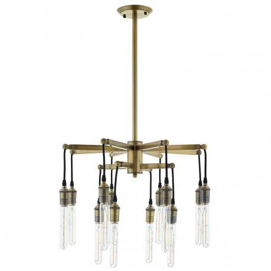 Resolve Antique Brass Ceiling Light Pendant Chandelier