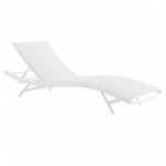 Glimpse Outdoor Patio Mesh Chaise Lounge Chair