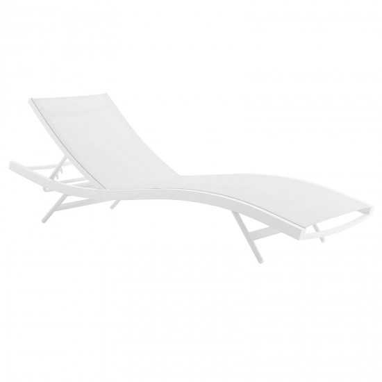 Glimpse Outdoor Patio Mesh Chaise Lounge Chair