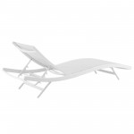 Glimpse Outdoor Patio Mesh Chaise Lounge Chair