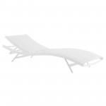 Glimpse Outdoor Patio Mesh Chaise Lounge Chair