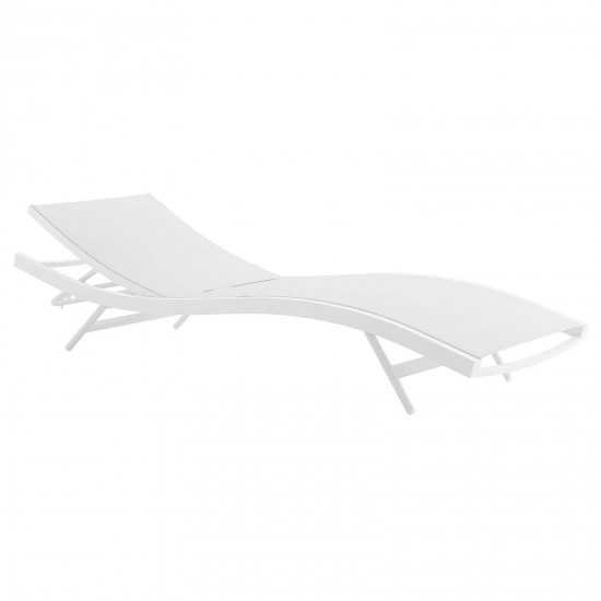 Glimpse Outdoor Patio Mesh Chaise Lounge Chair