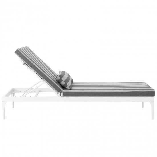 Perspective Cushion Outdoor Patio Chaise Lounge Chair