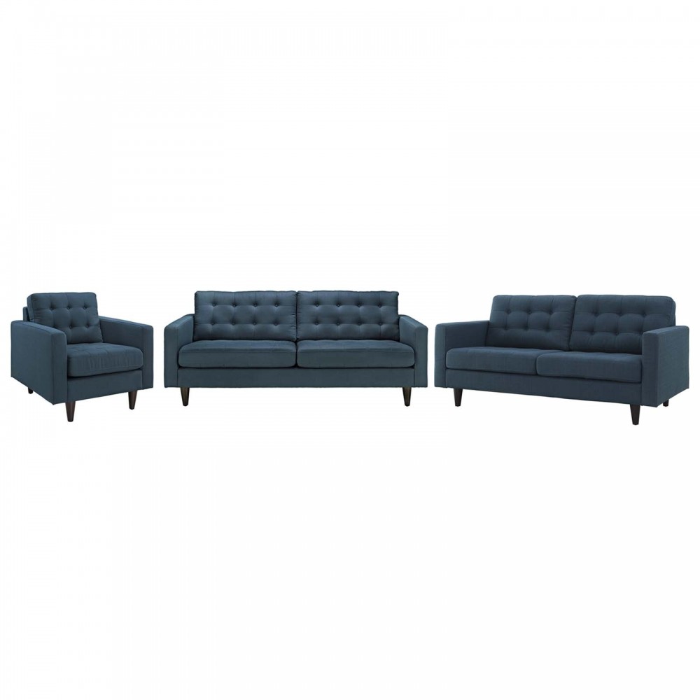 Empress Sofa, Loveseat and Armchair Set of 3