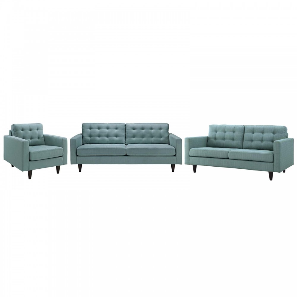 Empress Sofa, Loveseat and Armchair Set of 3