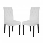 Confer Dining Side Chair Vinyl Set of 2