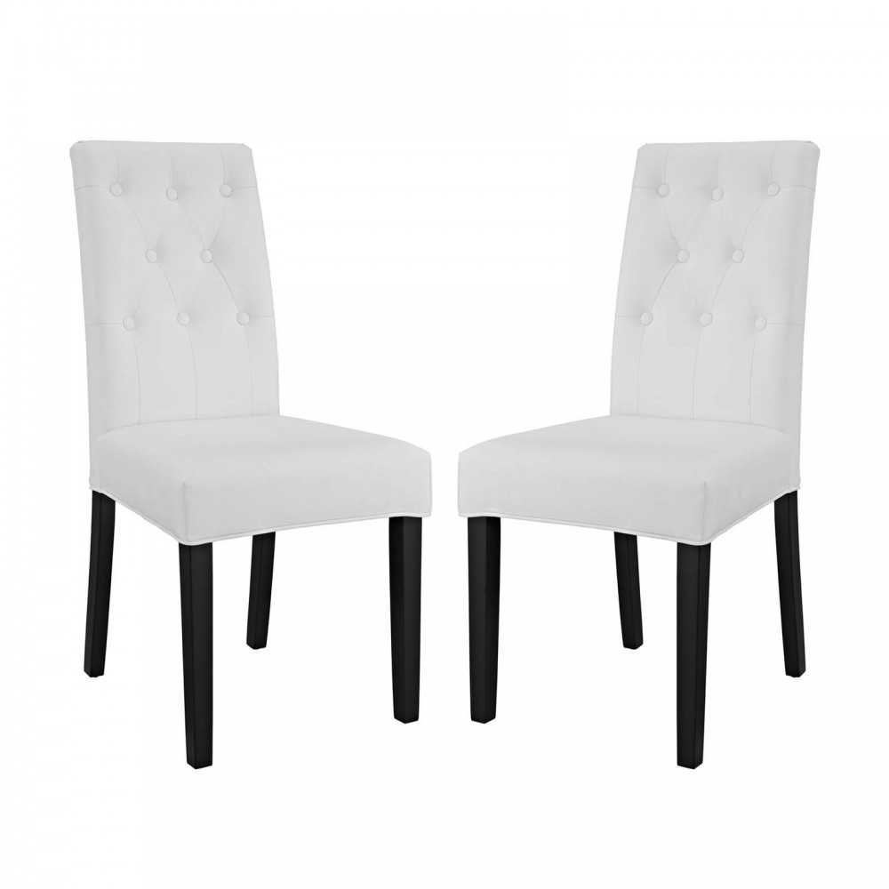 Confer Dining Side Chair Vinyl Set of 2 Confer Dining Side Chair Vinyl Set of 2
