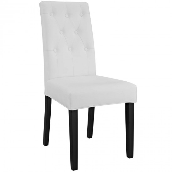 Confer Dining Side Chair Vinyl Set of 2