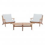 Saratoga 3 Piece Outdoor Patio Teak Set